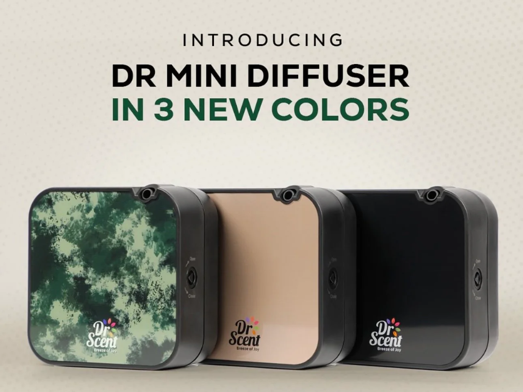 Dr.Scent Fragrance Diffuser DR DS Mini – Compact Black Scent Device Dr.Scent Fragrance Diffuser DR DS Mini – Compact Black Scent Device